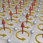 <p>Illustration of the cyclotron orbits of atoms exposed to extremely strong effective magnetic fields in specially engineered light crystals.</p>