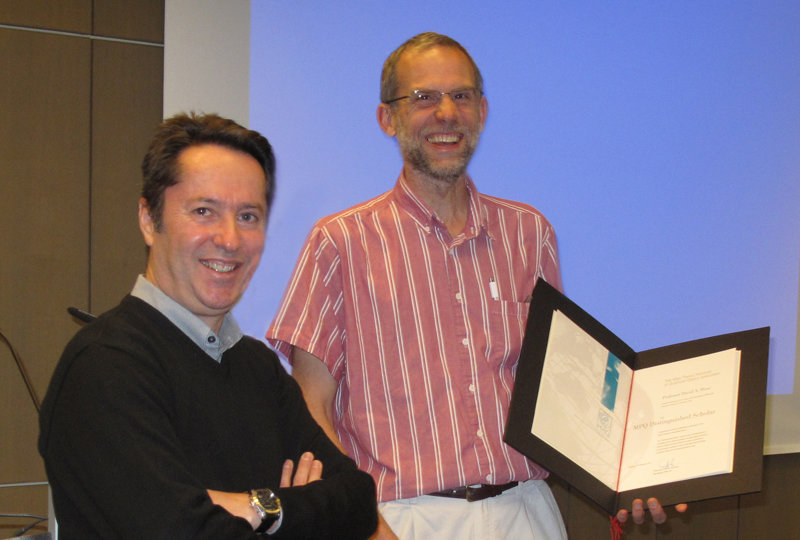 <span style="color: #666666;">Presentation of the MPQ Distinguished Scholar Document to Prof. David Huse on February 3, 2017</span>