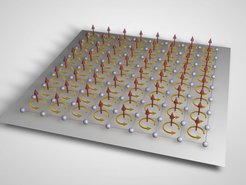 Zyklotron-ähnliche Bewegung der Atome in einem speziell erzeugten Lichtkristall unter Einfluss eines sehr starken effektiven Magnetfeldes. Die experimentell erzeugten effektiven Feldstärken sind für natürlich vorkommende Materialien vergleichbar mit einem Magnetfeld von einigen 10.000 Tesla. Im Experiment wurde sowohl der berühmte Hofstadter-Harper als auch der Quantum Spin Hall Hamilton-Operator verwirklicht.