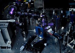 Quantum optical setup used in the experiment.