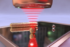 Intuitive illustration of the new method for imaging nanoparticles.