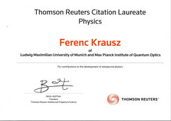 Thomson Reuters Certificate