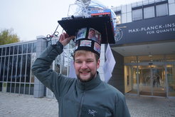 Thomas Gantner after his successful PhD defense