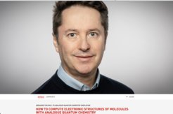 Anlässlich des Awards veröffentlichte die Falling Walls Stiftung auf ihrer Webseite ein von Ignacio Cirac produziertes Vorstellungsvideo - „How to compute electronic structures of molecules with analogue quantum chemistry“