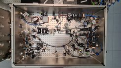 The ultra-short puls laser from above.