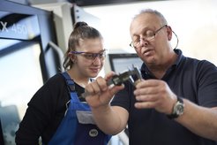 The mechanical workship offers up to four vocational training positions.