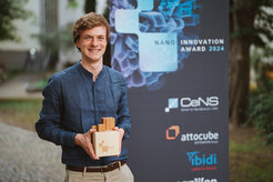 Andreas Gritsch gewinnt den Nano Innovation Award 2024.