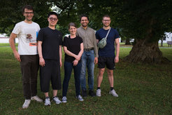 Christoph, Yilong, Monika, Amin and Bodo (from left to right)