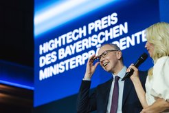 Immanuel Bloch at the award ceremony of the Bavarian High Tech Prize in the Bavarian Academy of Sciences on the 9th of April 2025.
